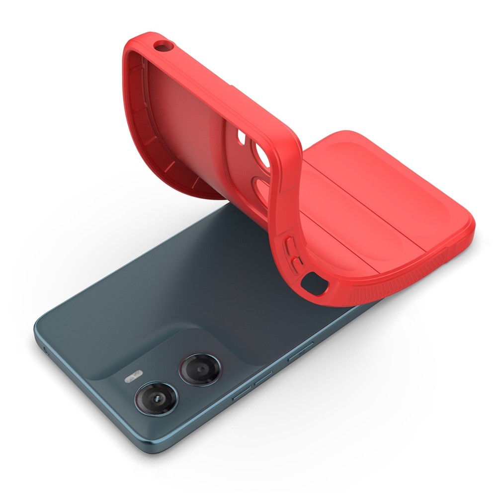 Rugg odolný gélový obal na Motorola Moto G06 - červený