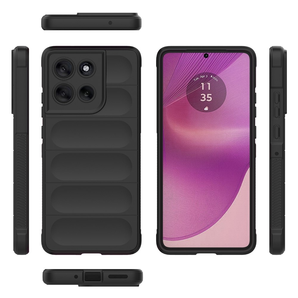 Rugg odolný gélový obal na Motorola Moto G86 5G - čierny