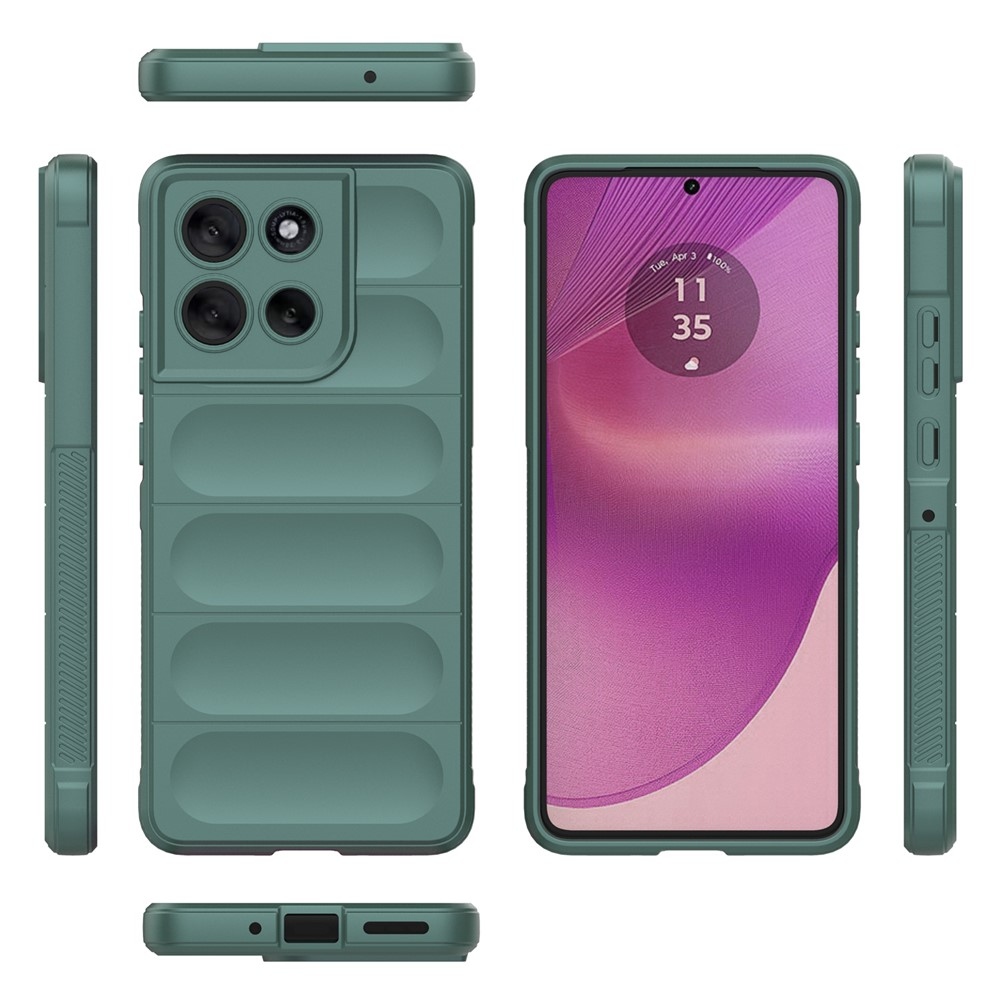 Rugg odolný gélový obal na Motorola Moto G86 5G - zelený