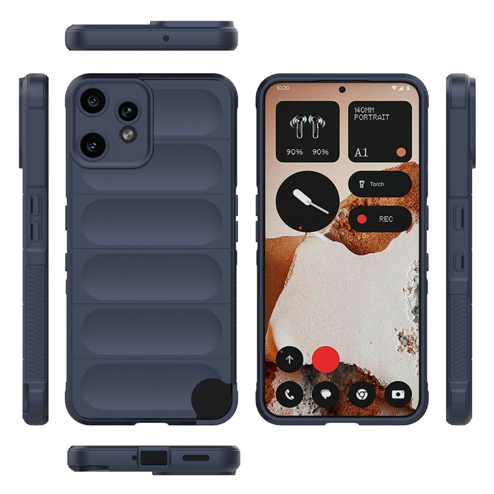 Rugg odolný gélový obal na Nothing CMF Phone 2 Pro - tmavomodrý