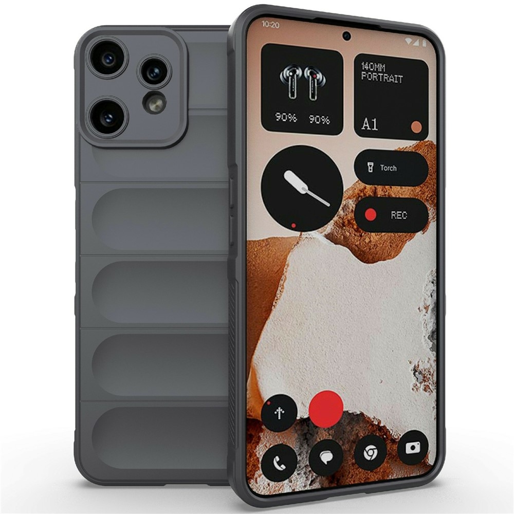 Rugg odolný gélový obal na Nothing CMF Phone 2 Pro - tmavosivý