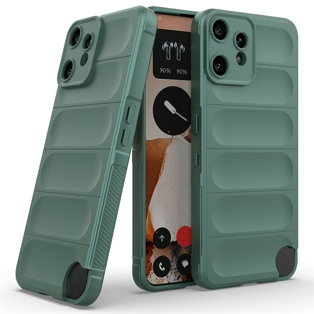 Rugg odolný gélový obal na Nothing CMF Phone 2 Pro - zelený