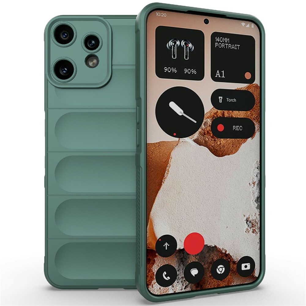 Rugg odolný gélový obal na Nothing CMF Phone 2 Pro - zelený