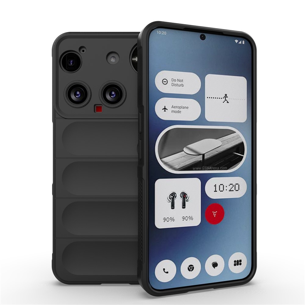 Rugg odolný gélový obal na Nothing Phone (3) 5G - čierny