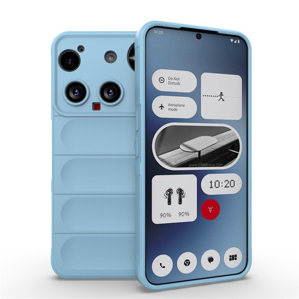Rugg odolný gélový obal na Nothing Phone (3) 5G - svetlomodrý