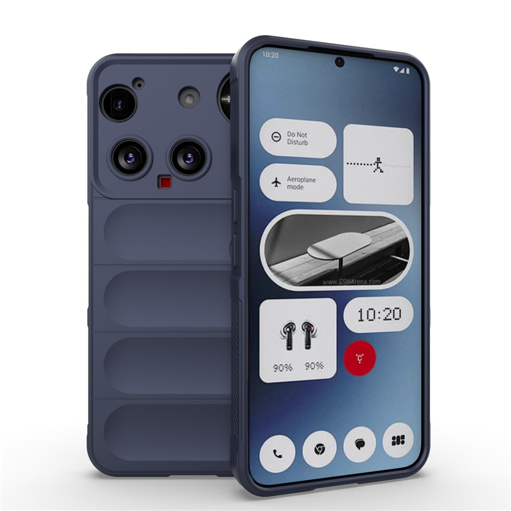 Rugg odolný gélový obal na Nothing Phone (3) 5G - tmavomodrý