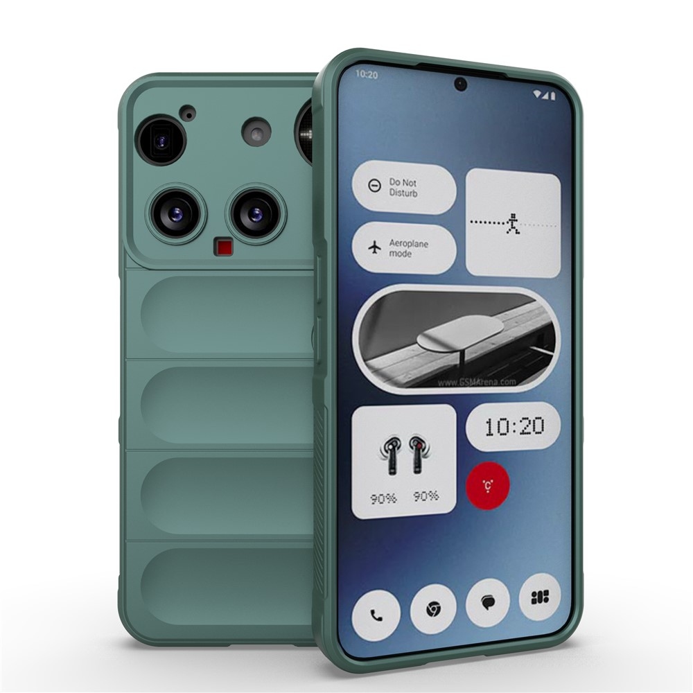 Rugg odolný gélový obal na Nothing Phone (3) 5G - zelený