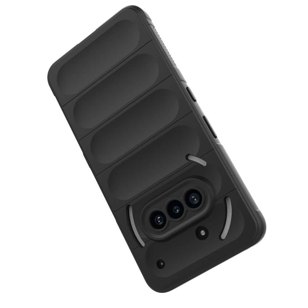 Rugg odolný gélový obal na Nothing Phone (3a) - čierny