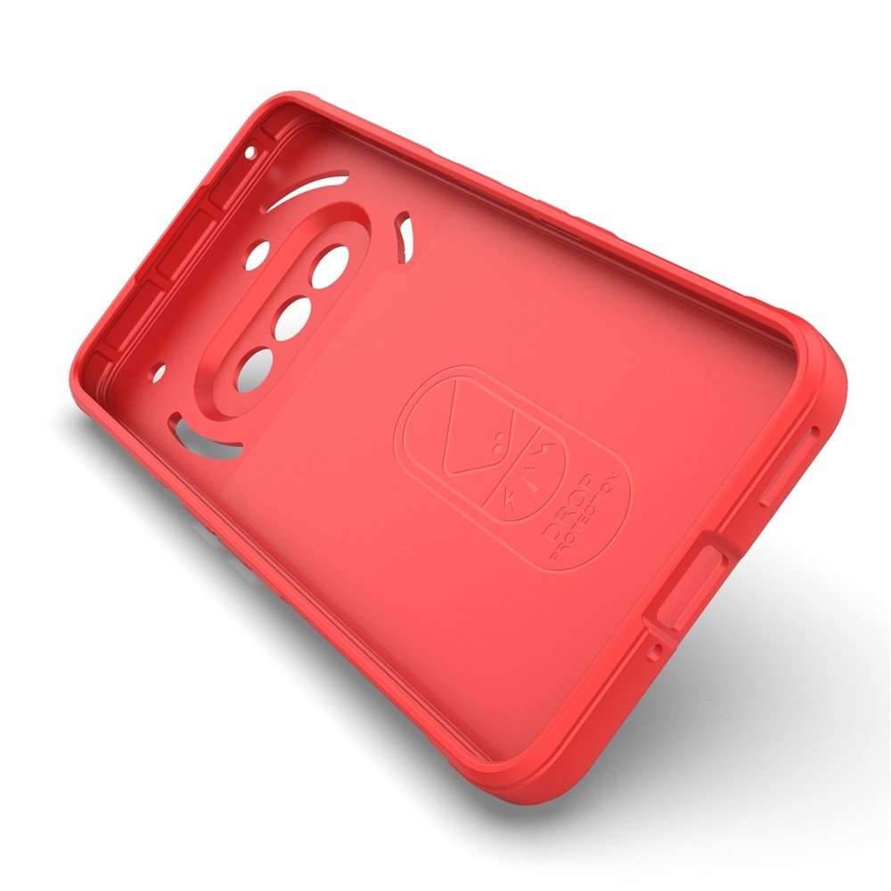 Rugg odolný gélový obal na Nothing Phone (3a) - červený
