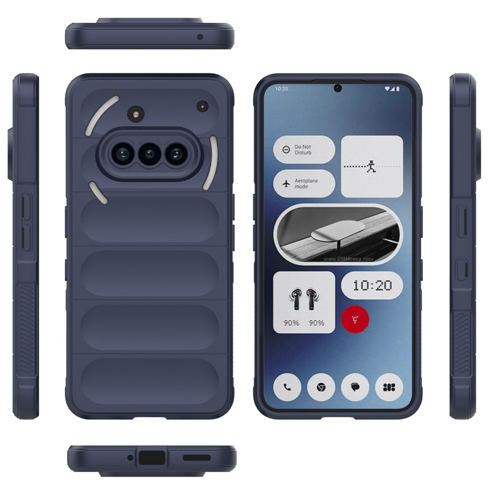 Rugg odolný gélový obal na Nothing Phone (3a) - tmavomodrý