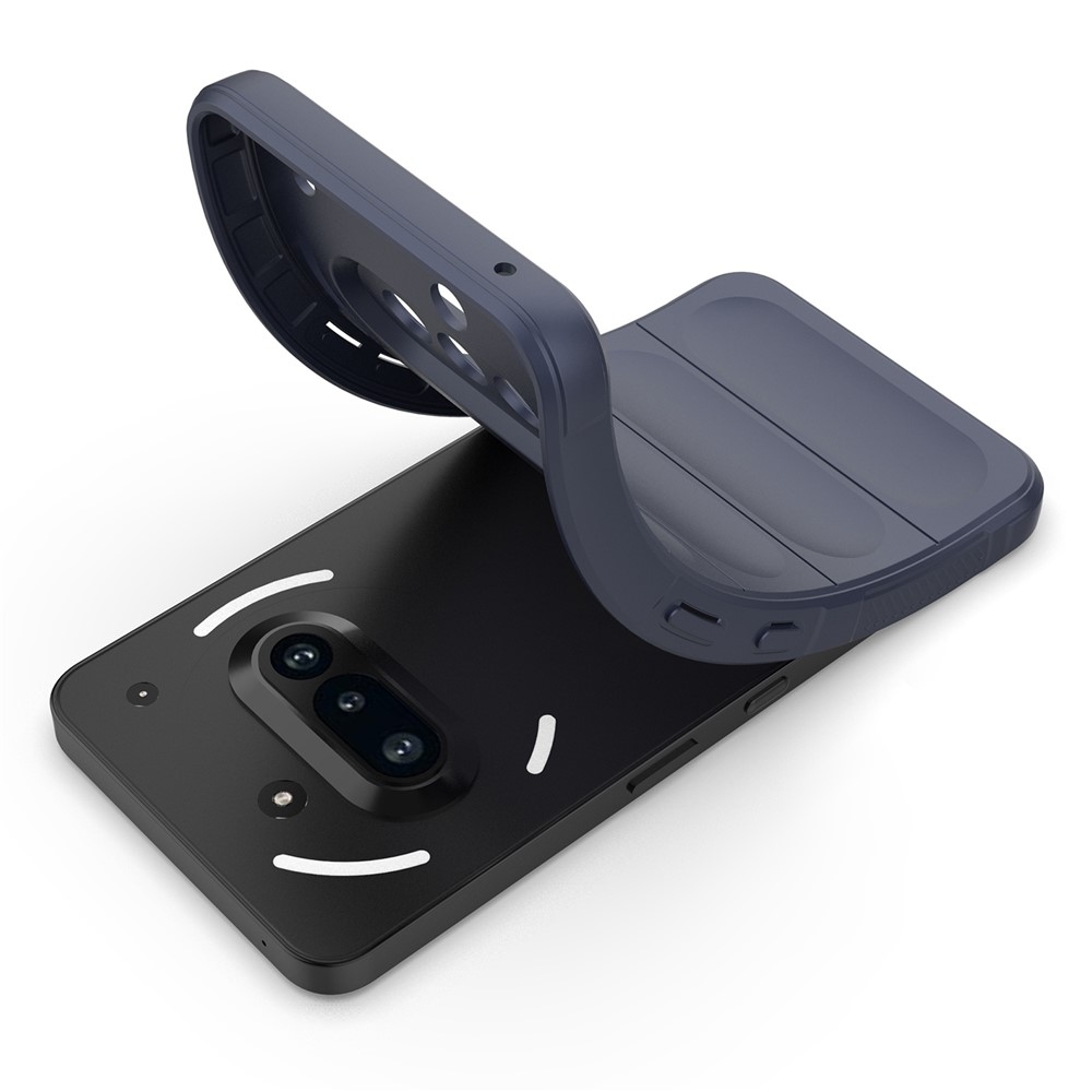 Rugg odolný gélový obal na Nothing Phone (3a) - tmavomodrý