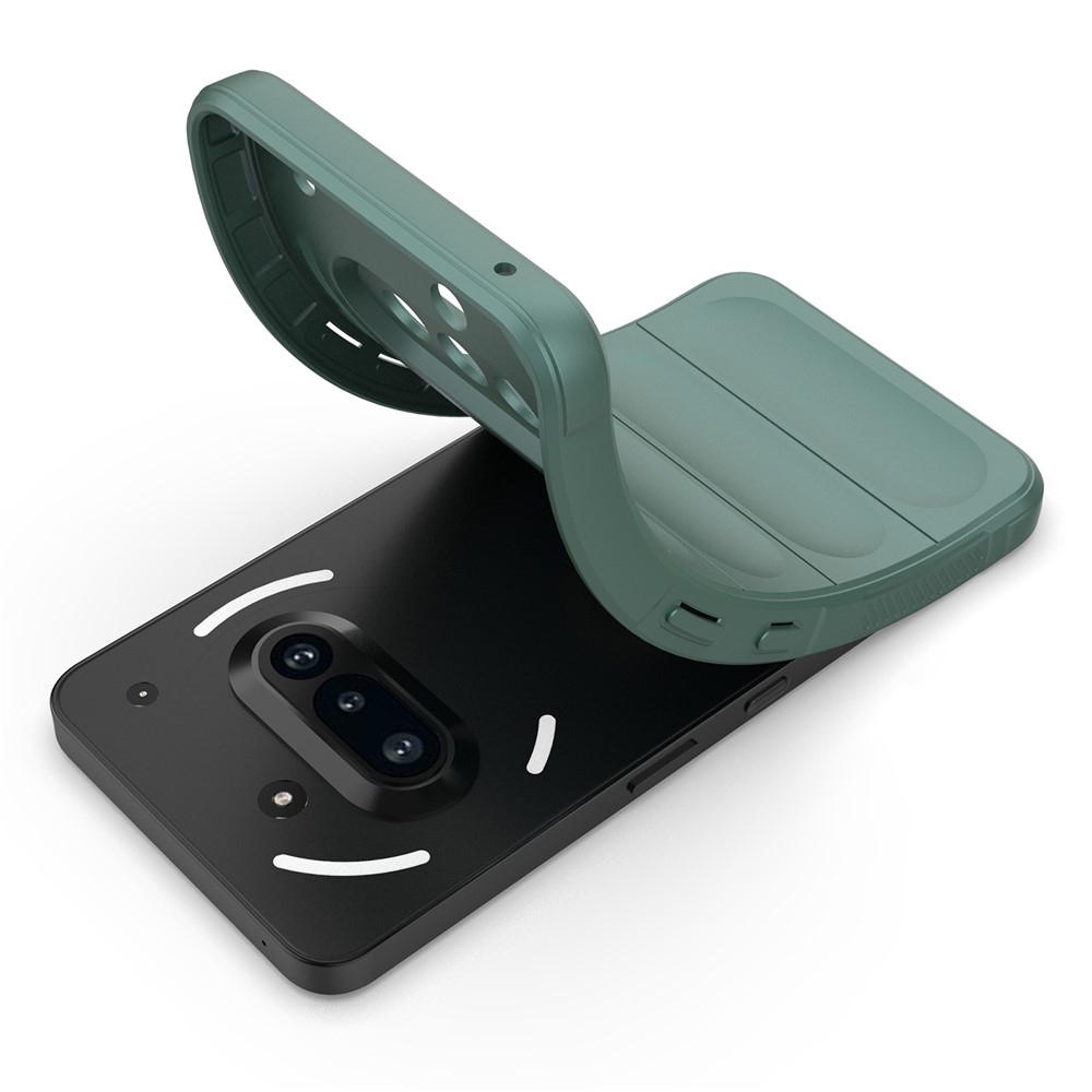 Rugg odolný gélový obal na Nothing Phone (3a) - zelený