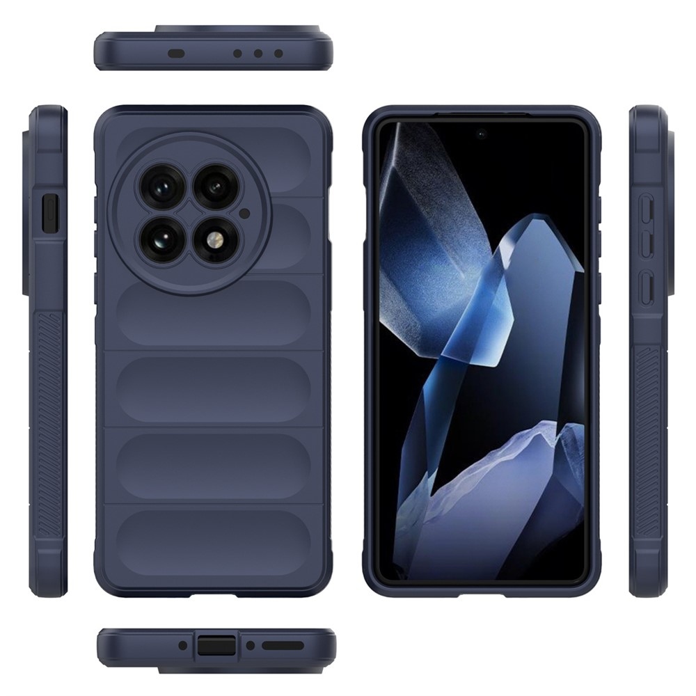 Rugg odolný gélový obal na OnePlus 13 - tmavomodrý