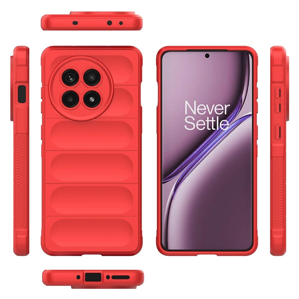 Rugg odolný gélový obal na OnePlus 13R 5G - červený
