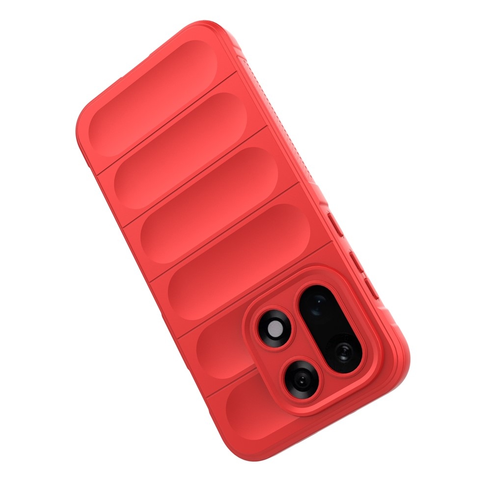 Rugg odolný gélový obal na OnePlus 15 5G - červený