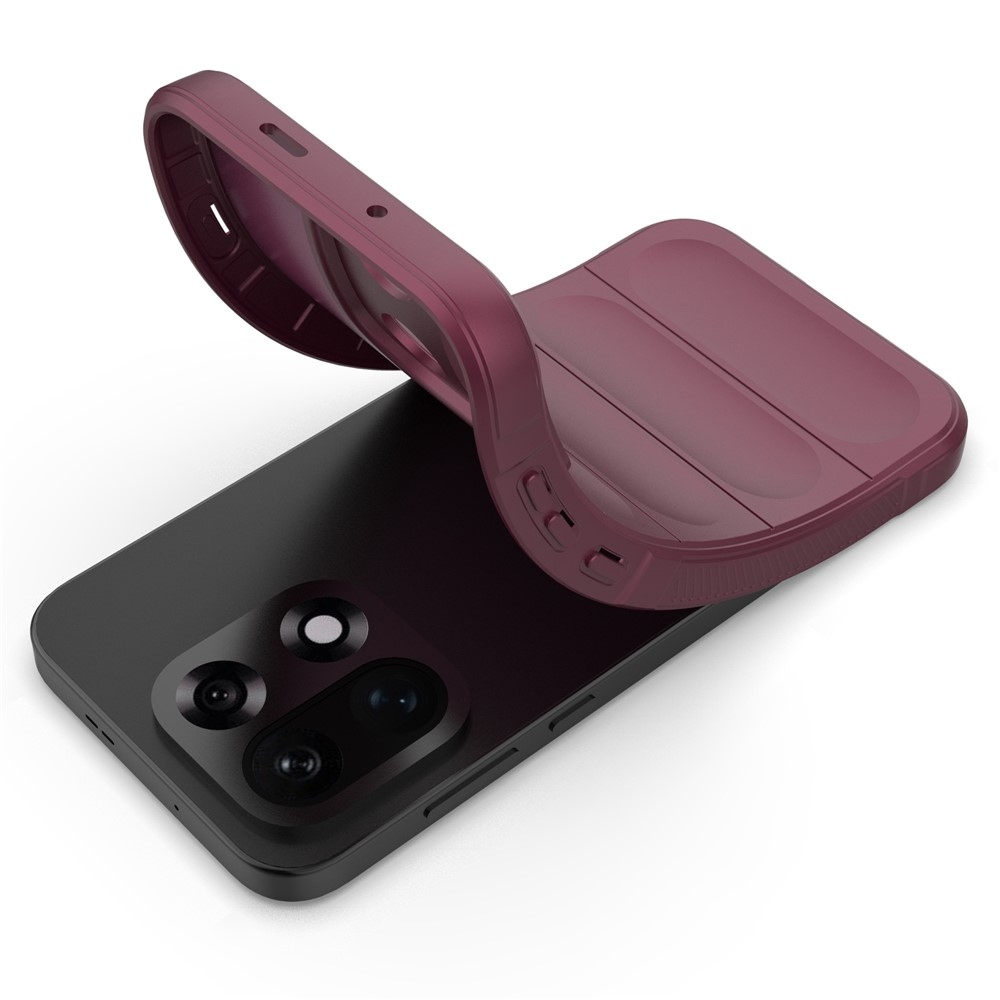 Rugg odolný gélový obal na OnePlus 15 5G - vínový