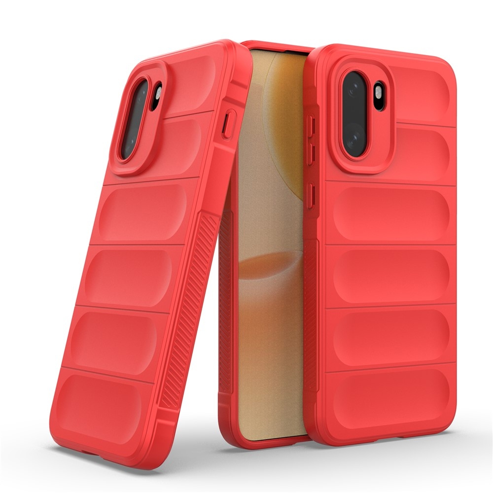 Rugg odolný gélový obal na OnePlus 15R 5G - červený