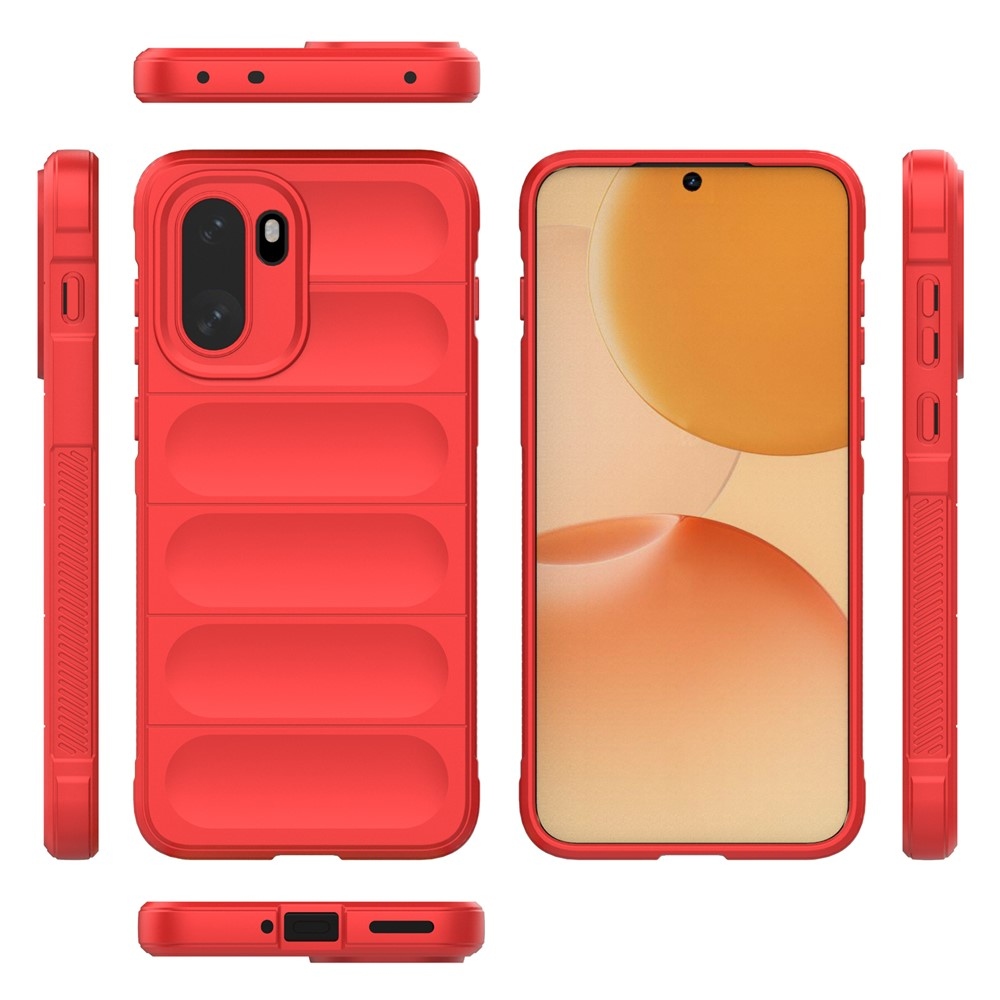 Rugg odolný gélový obal na OnePlus 15R 5G - červený