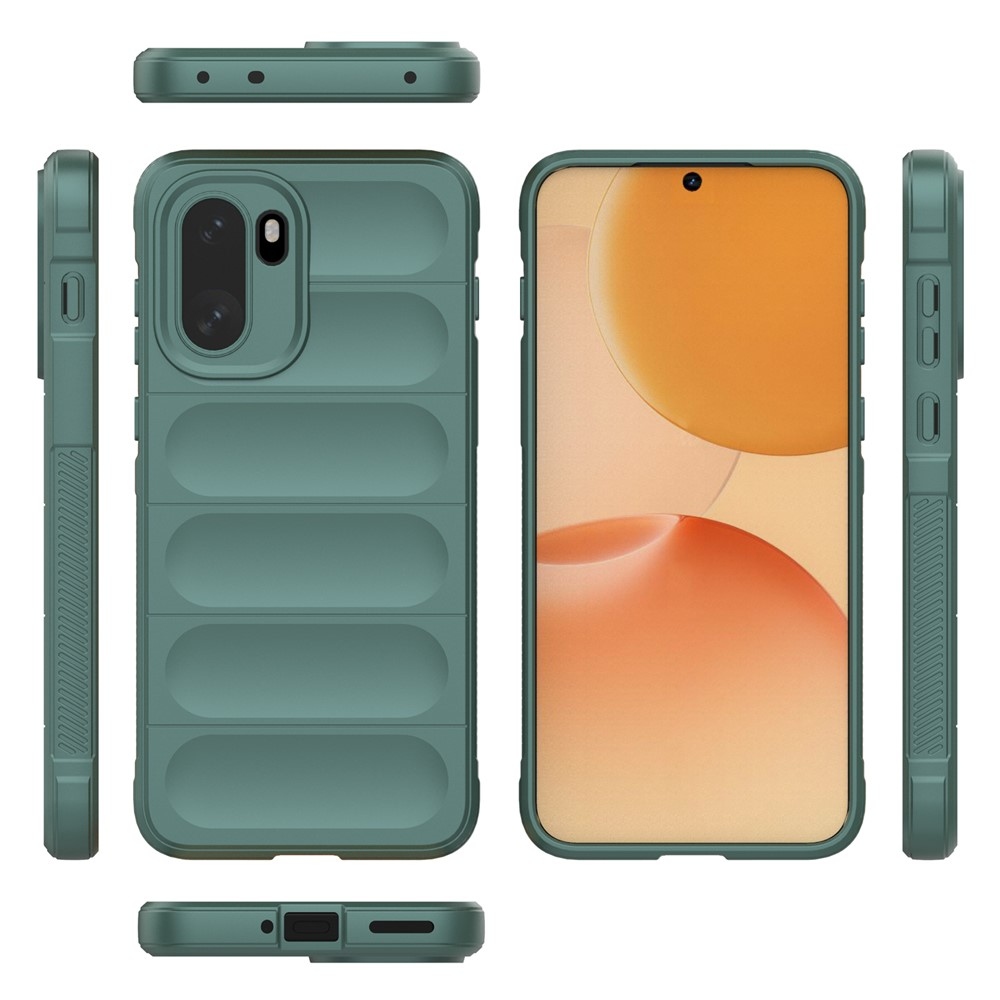 Rugg odolný gélový obal na OnePlus 15R 5G - zelený