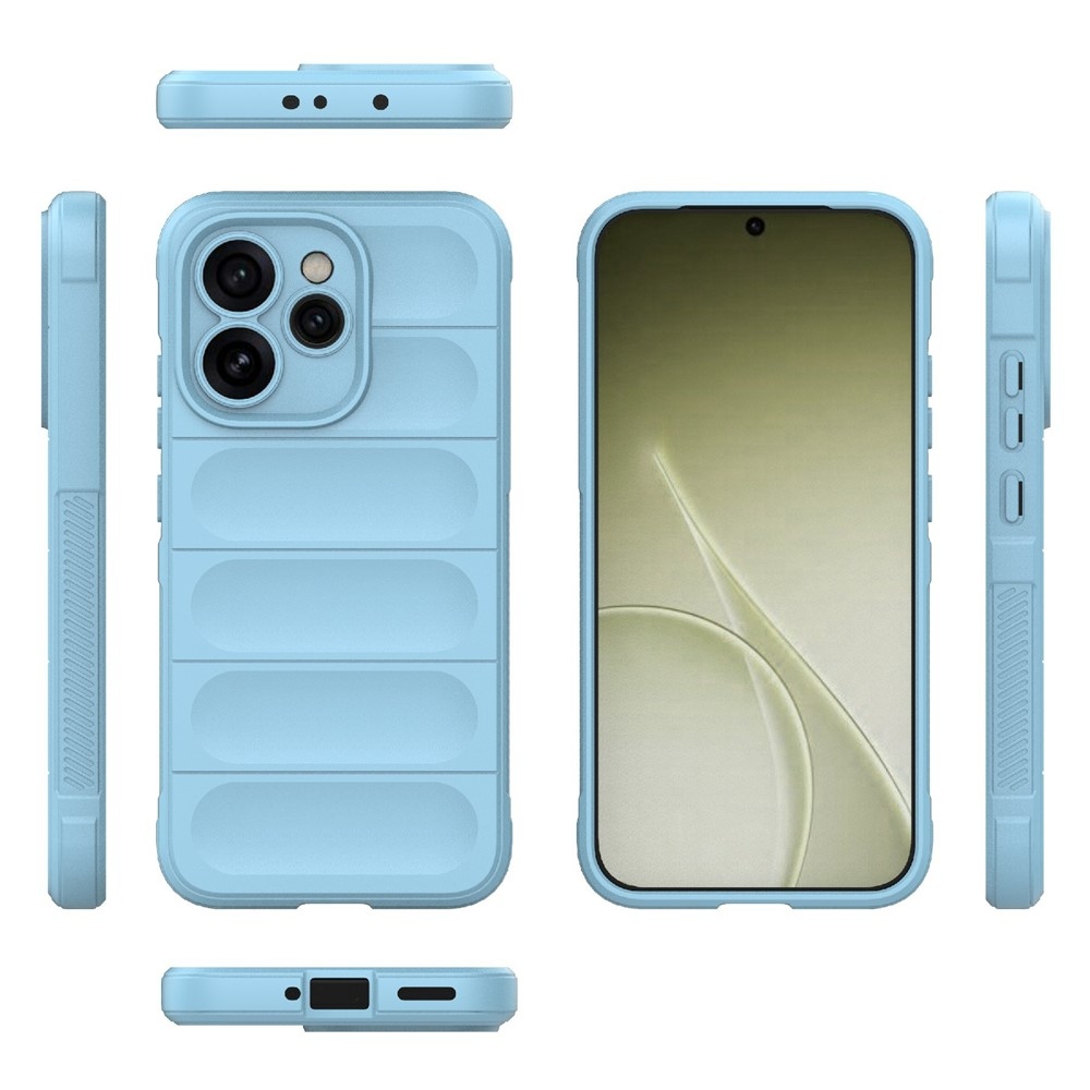 Rugg odolný gélový obal na Oppo Reno 15 Pro 5G - svetlomodré