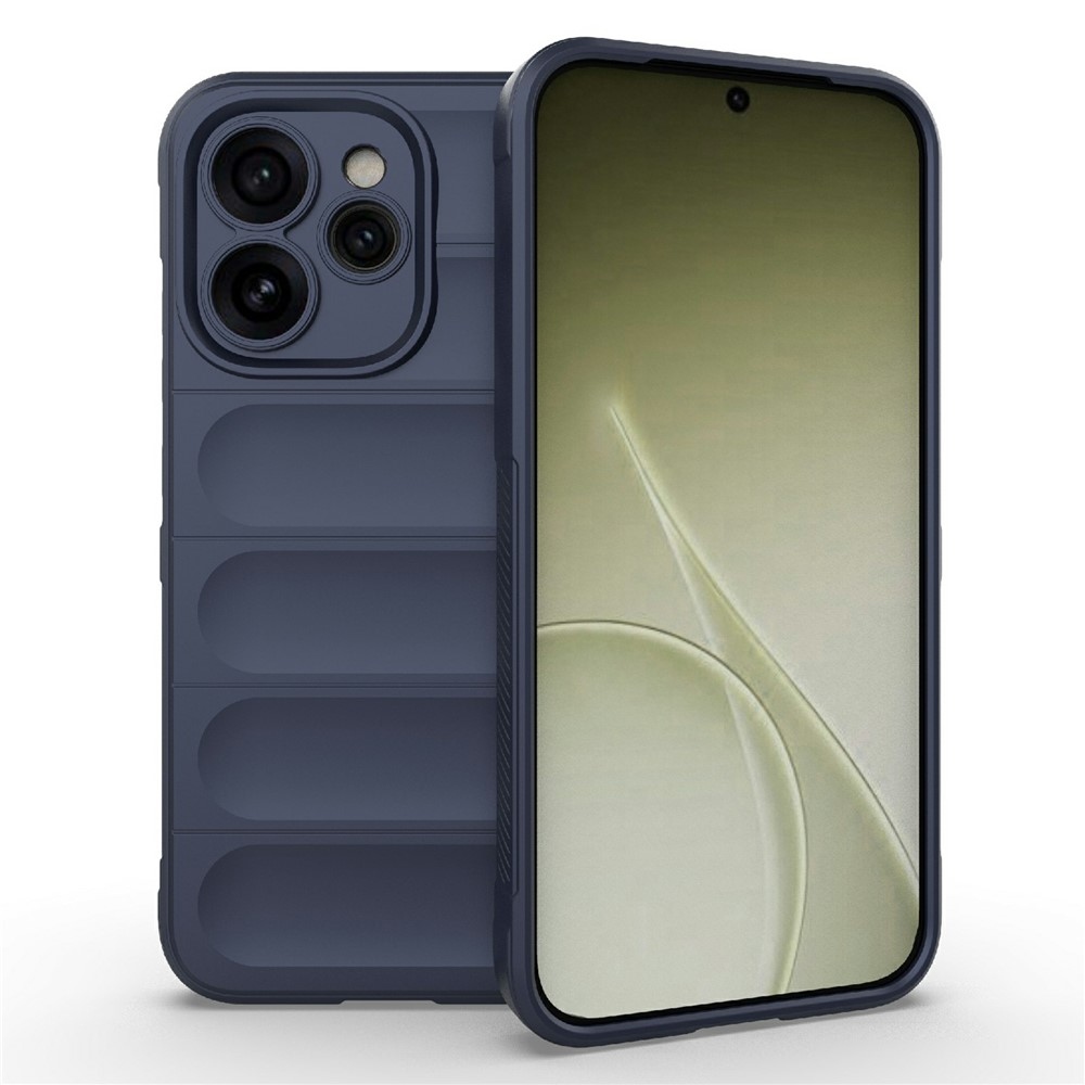 Rugg odolný gélový obal na Oppo Reno 15 Pro 5G - tmavomodré