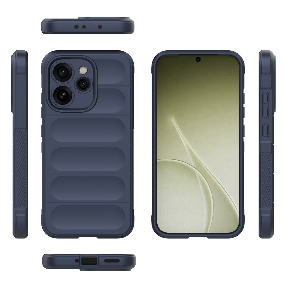Rugg odolný gélový obal na Oppo Reno 15 Pro 5G - tmavomodré