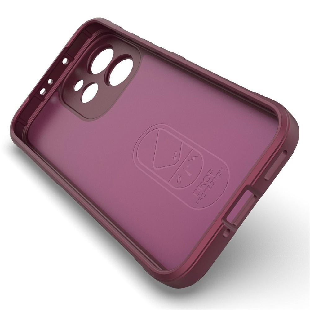 Rugg odolný gélový obal na Oppo Reno 15 Pro 5G - vínový