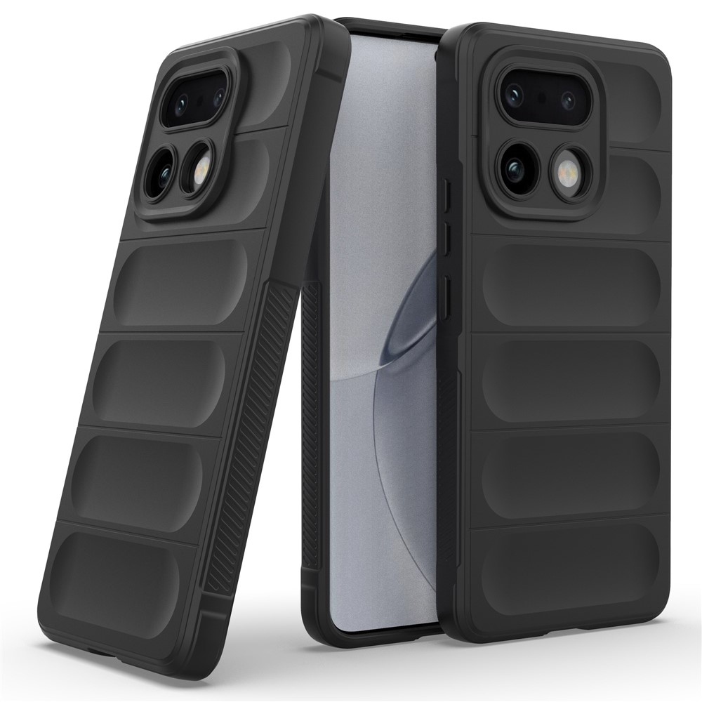 Rugg odolný gélový obal na Realme 16 Pro + 5G - čierny