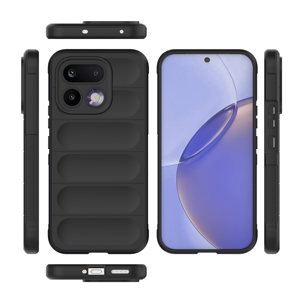 Rugg odolný gélový obal na Realme 16 Pro 5G - čierny