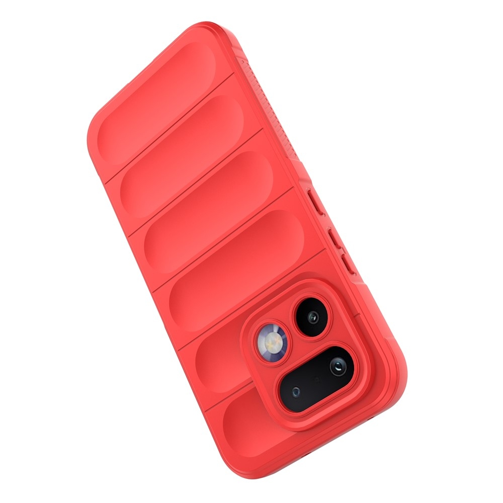 Rugg odolný gélový obal na Realme 16 Pro 5G - červený