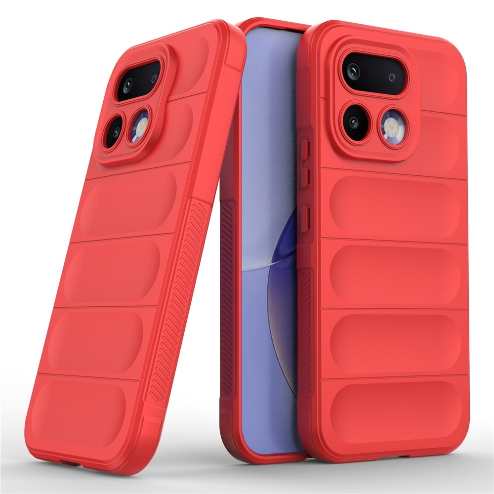 Rugg odolný gélový obal na Realme 16 Pro 5G - červený