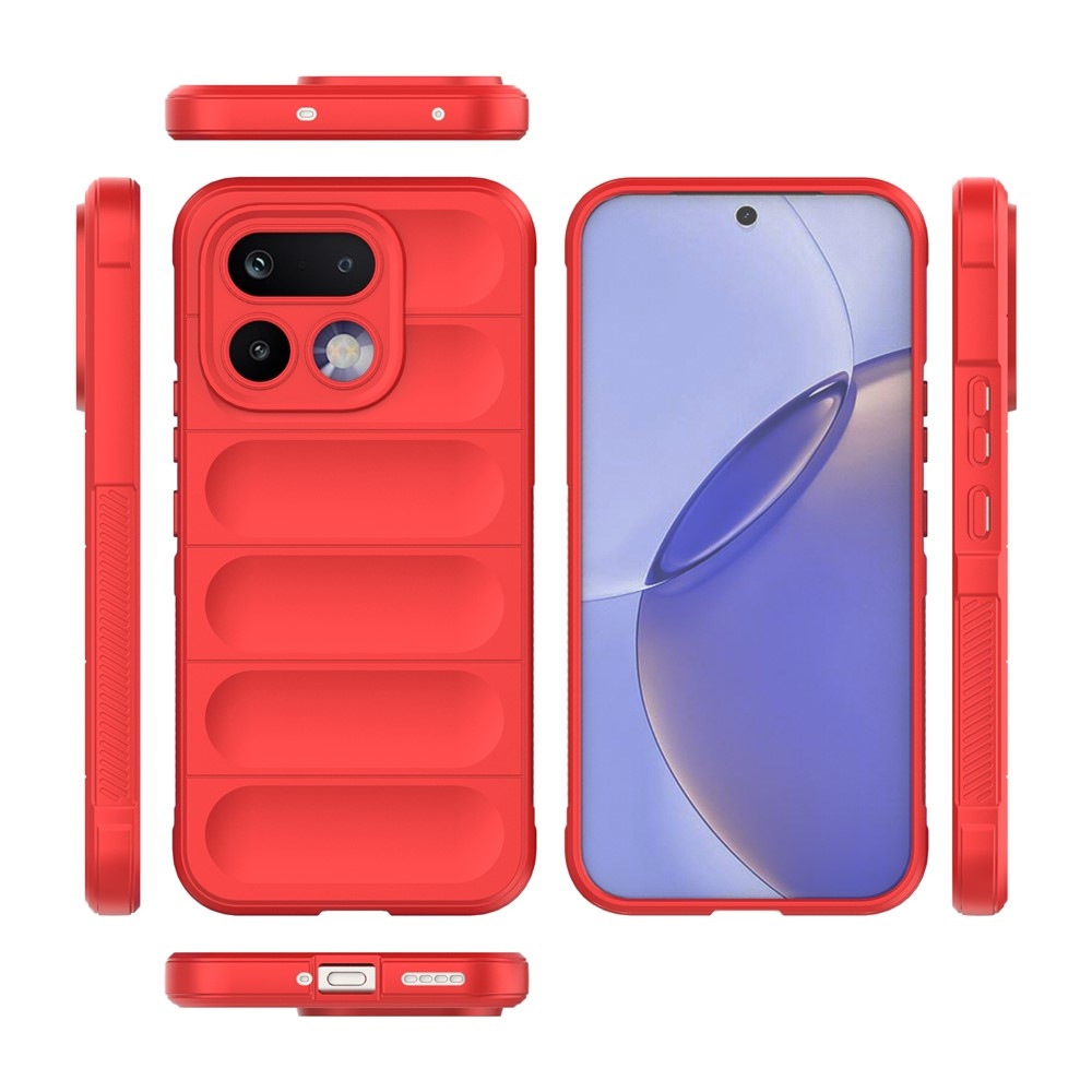 Rugg odolný gélový obal na Realme 16 Pro 5G - červený