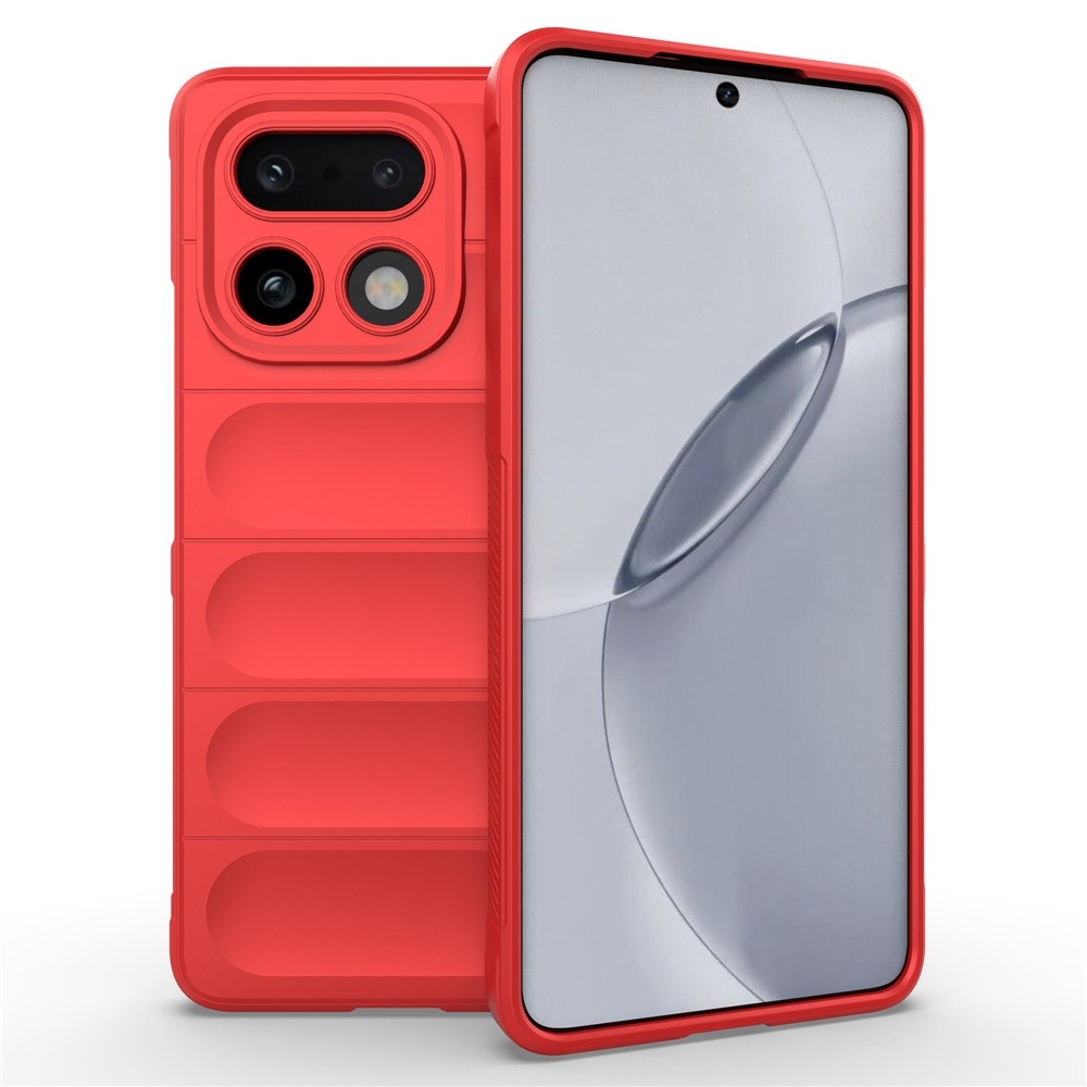 Rugg odolný gélový obal na Realme 16 Pro + 5G - červený