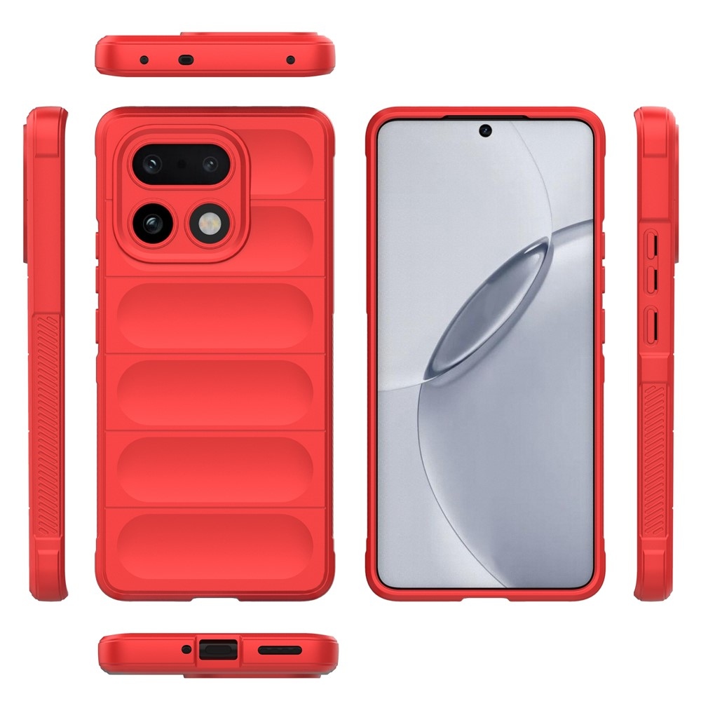 Rugg odolný gélový obal na Realme 16 Pro + 5G - červený