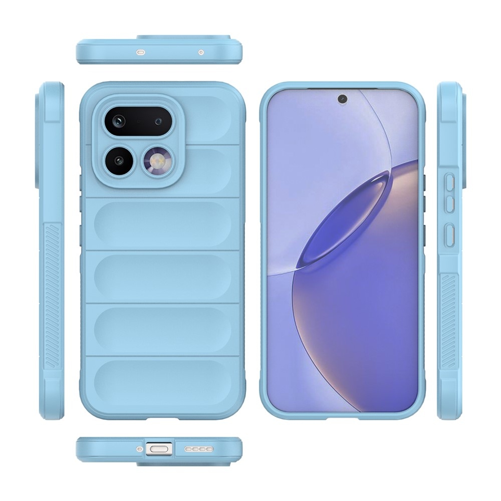 Rugg odolný gélový obal na Realme 16 Pro 5G - svetlomodrý