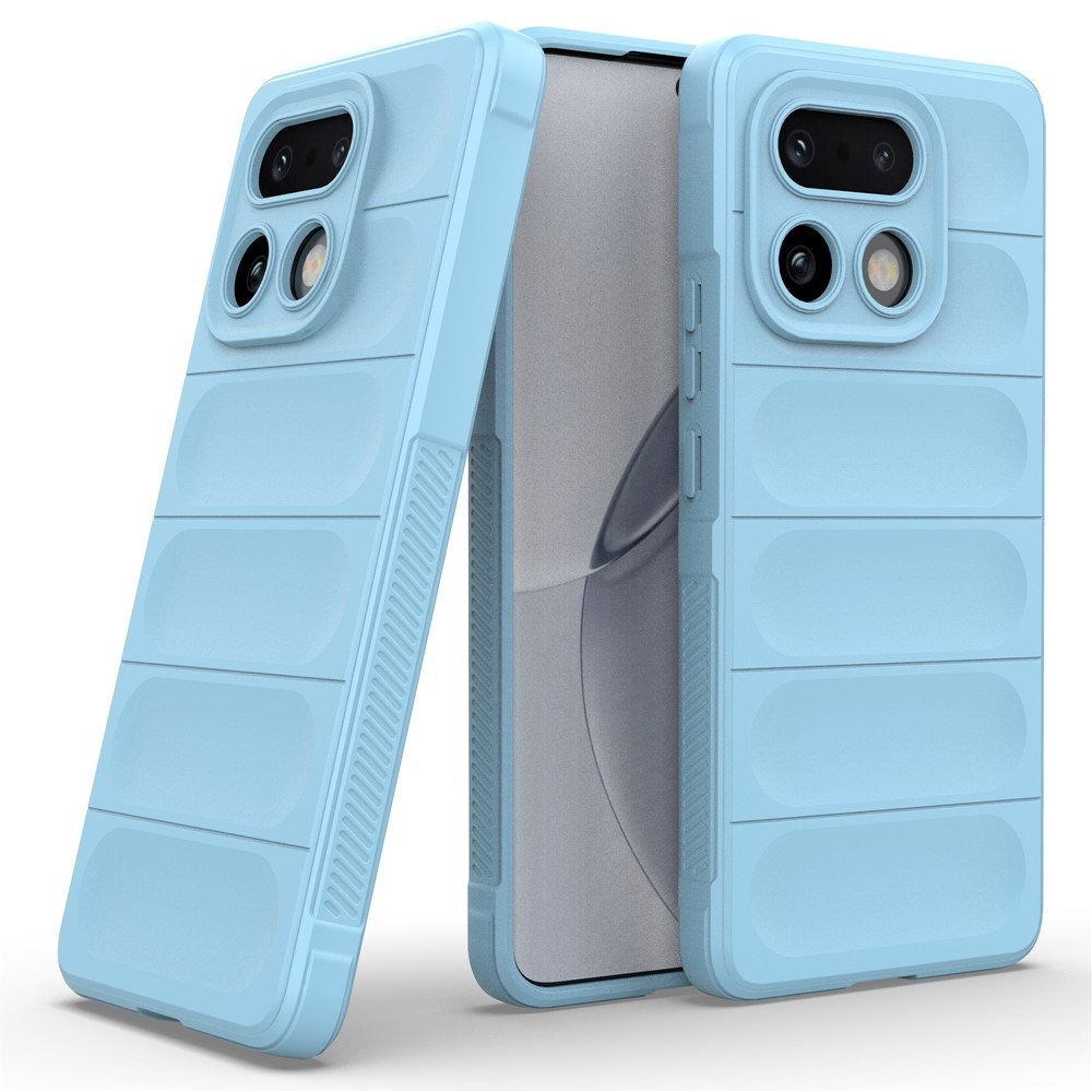 Rugg odolný gélový obal na Realme 16 Pro+ 5G - svetlomodrý