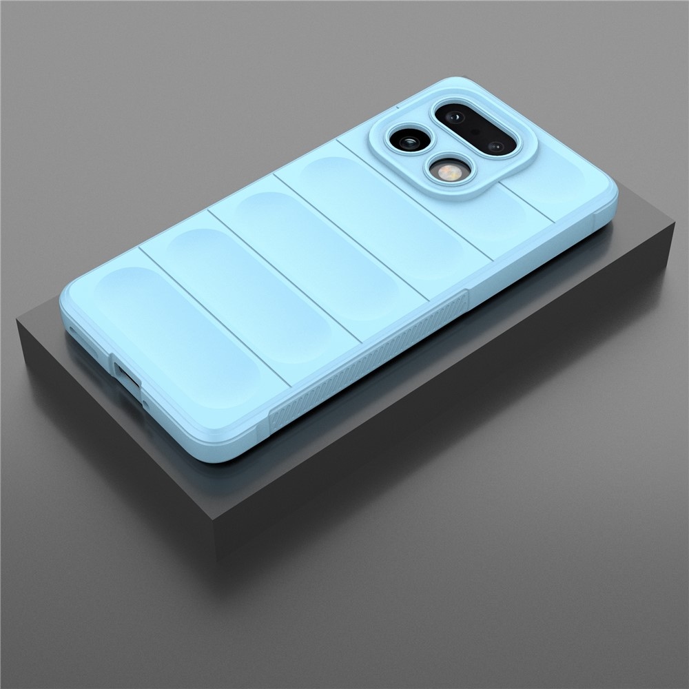 Rugg odolný gélový obal na Realme 16 Pro+ 5G - svetlomodrý