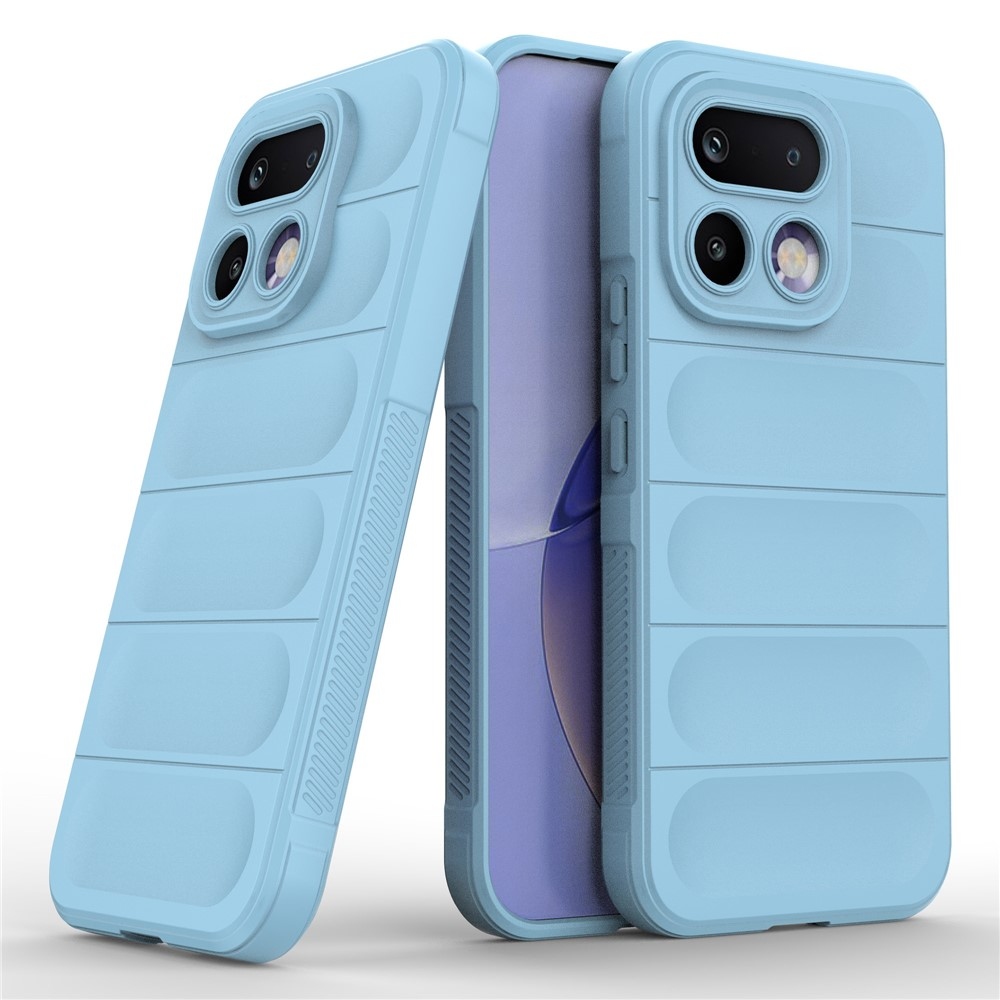 Rugg odolný gélový obal na Realme 16 Pro 5G - svetlomodrý