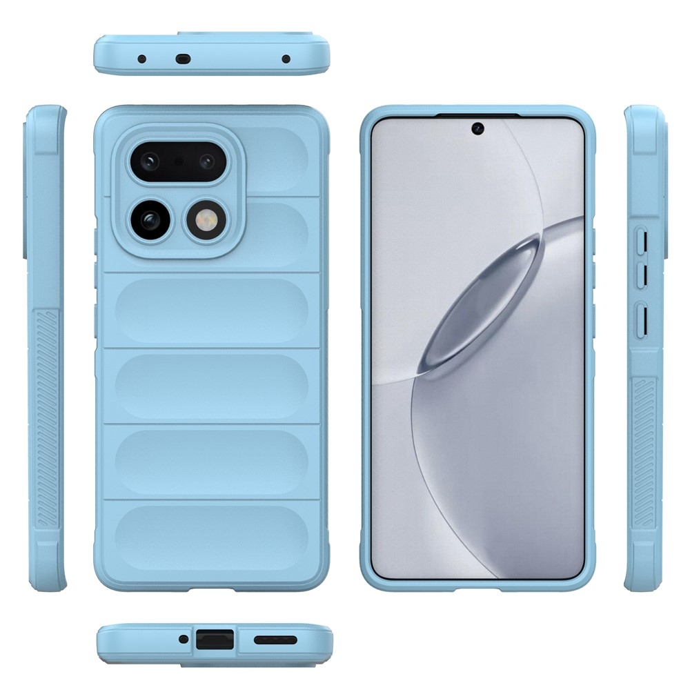 Rugg odolný gélový obal na Realme 16 Pro+ 5G - svetlomodrý
