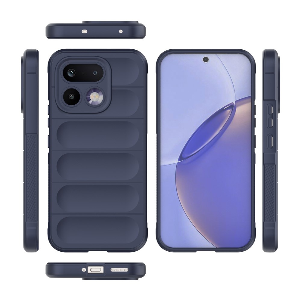 Rugg odolný gélový obal na Realme 16 Pro 5G - tmavomodrý