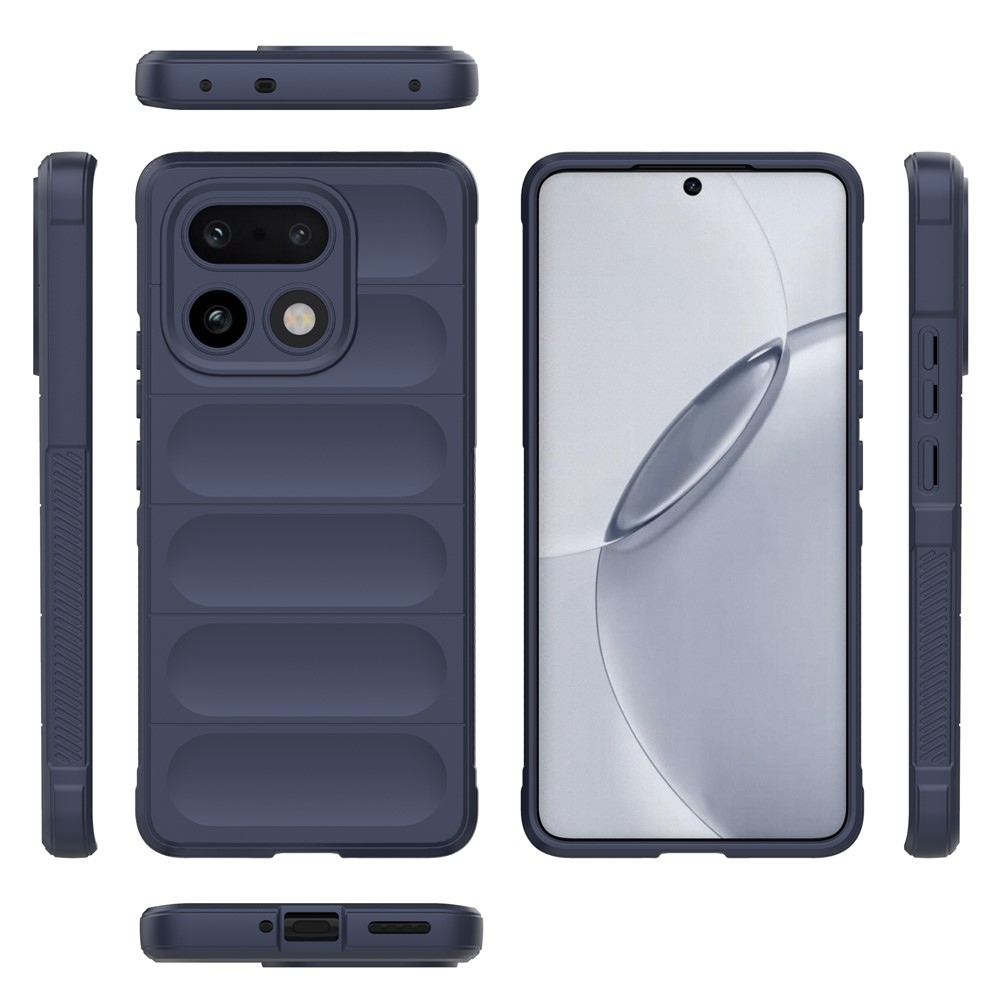 Rugg odolný gélový obal na Realme 16 Pro + 5G - tmavomodrý