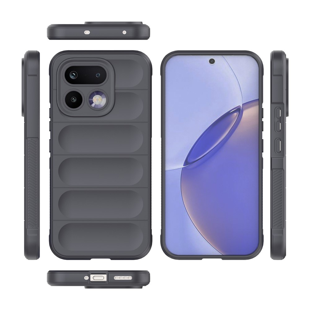 Rugg odolný gélový obal na Realme 16 Pro 5G - tmavosivý