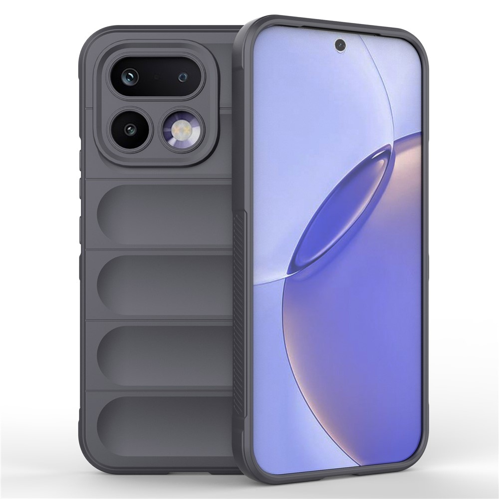 Rugg odolný gélový obal na Realme 16 Pro 5G - tmavosivý