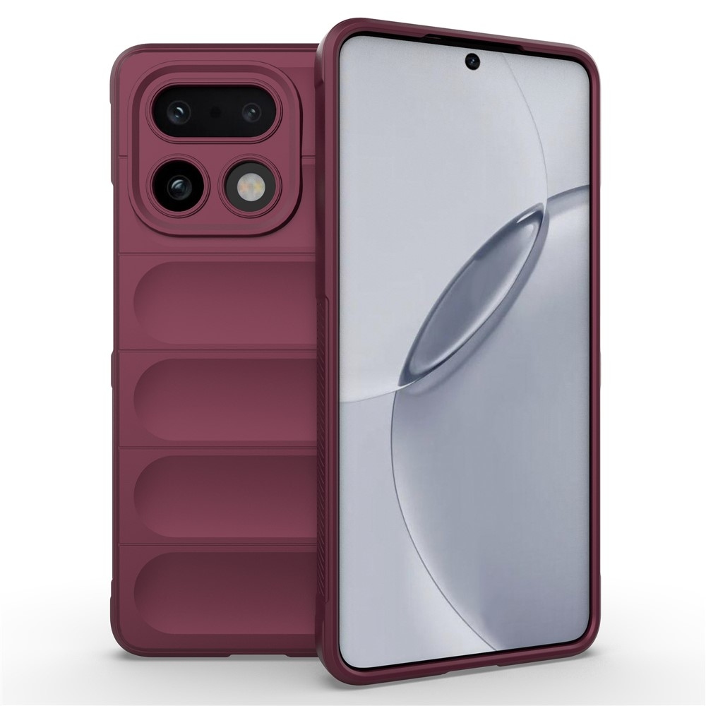 Rugg odolný gélový obal na Realme 16 Pro + 5G - vínový