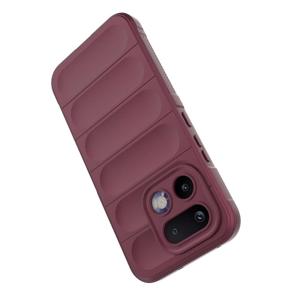 Rugg odolný gélový obal na Realme 16 Pro 5G - vínový