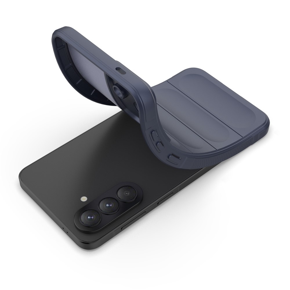 Rugg odolný gélový obal na Samsung Galaxy A57 5G - tmavomodrý