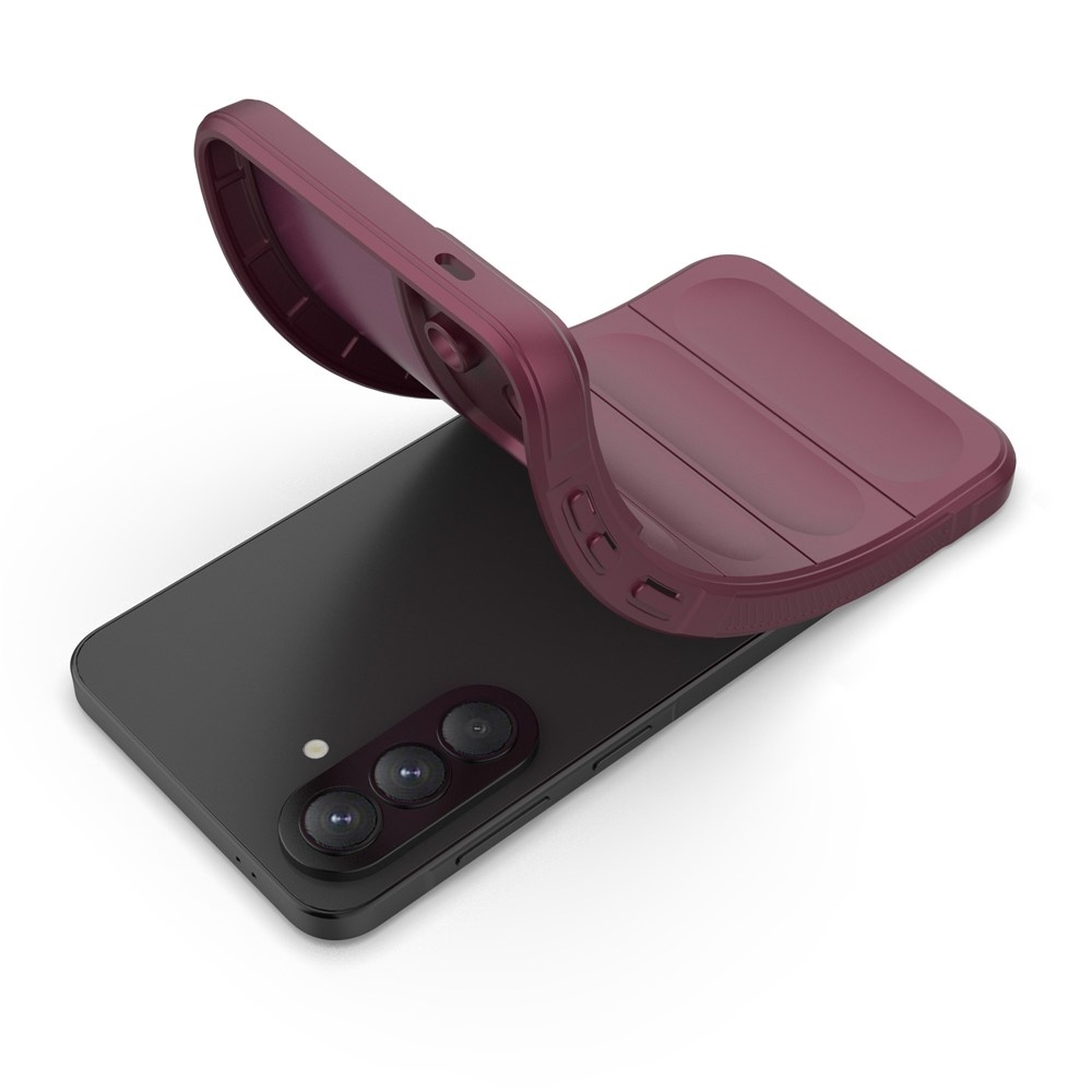 Rugg odolný gélový obal na Samsung Galaxy A57 5G - vínový