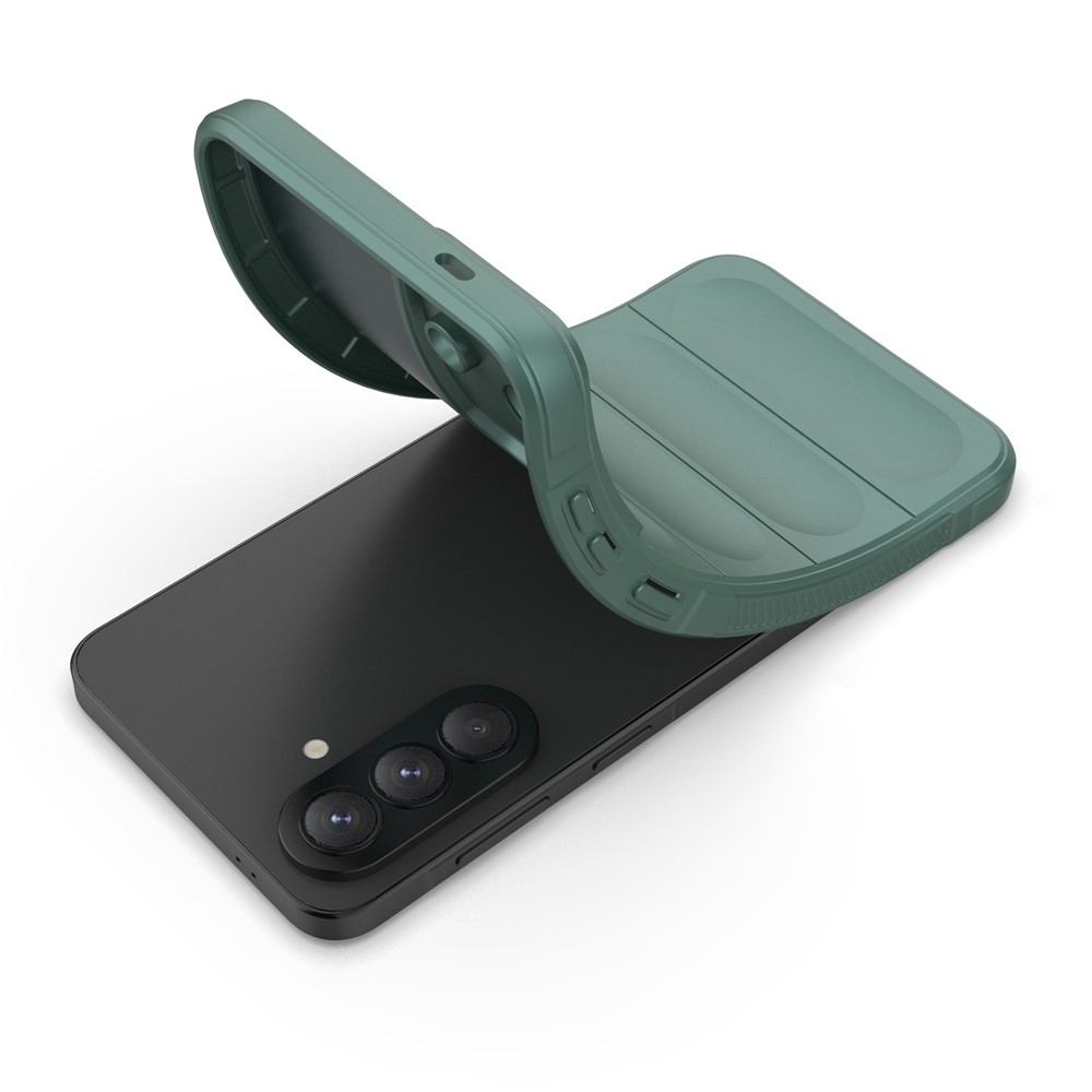 Rugg odolný gélový obal na Samsung Galaxy A57 5G - zelený