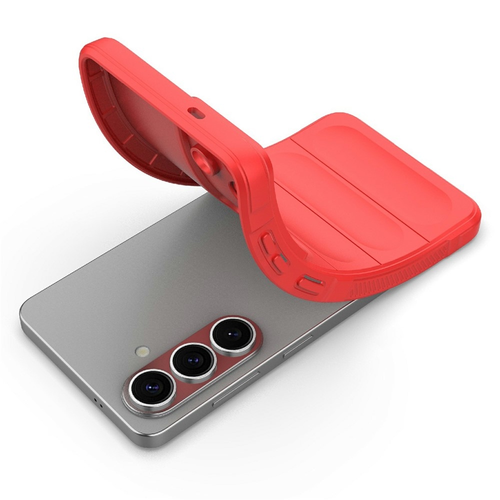 Rugg odolný gélový obal na Samsung Galaxy S26/S26 Pro - červený