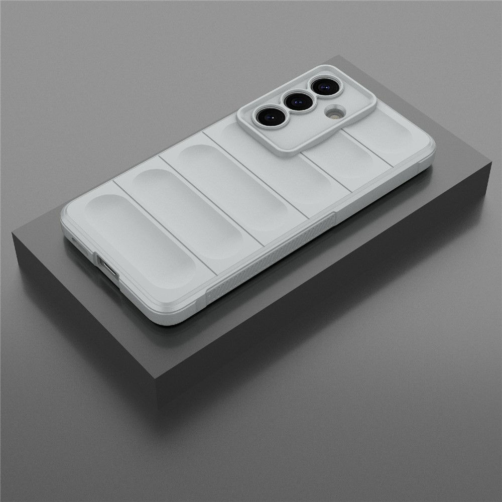 Rugg odolný gélový obal na Samsung Galaxy S26/S26 Pro - svetlosivý